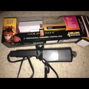 Gold N Hot 2” Professional Ceramic Crimping Iron